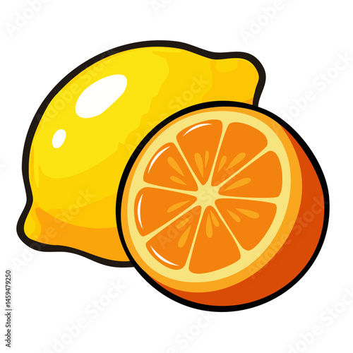 Zitrusfrüchte Zitrone Orange Icon