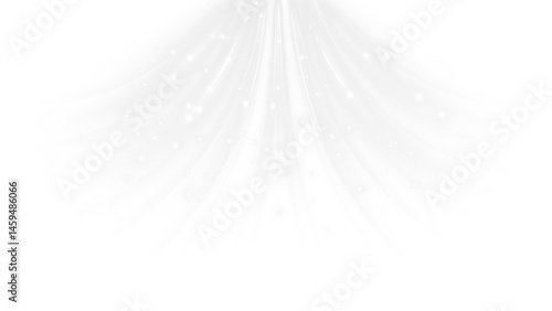 PNG stream of cool wind. Simulation of fresh air flow from an air conditioner. Light, smooth motion effect on a transparent background.	
