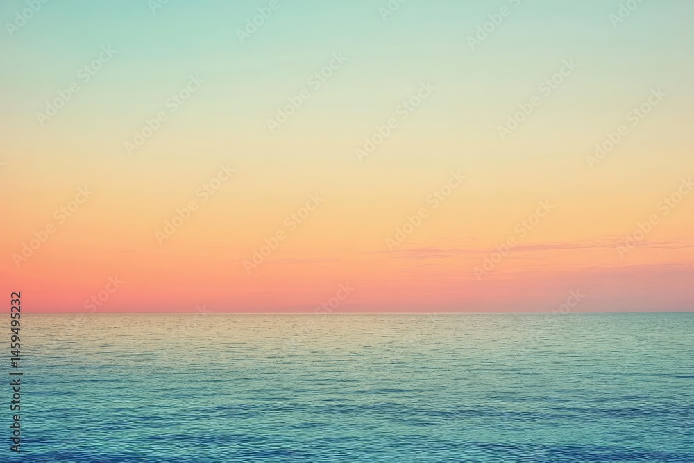 Obraz premium Calm Sunset Seascape