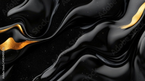 Wallpaper Mural Abstract dark surface with golden texture Torontodigital.ca