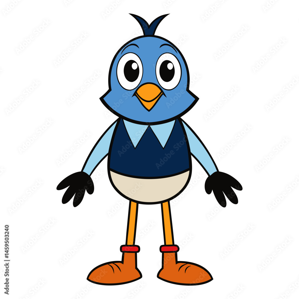 Obraz premium Download Nightingale Vector Art Illustration Eps File For Design.