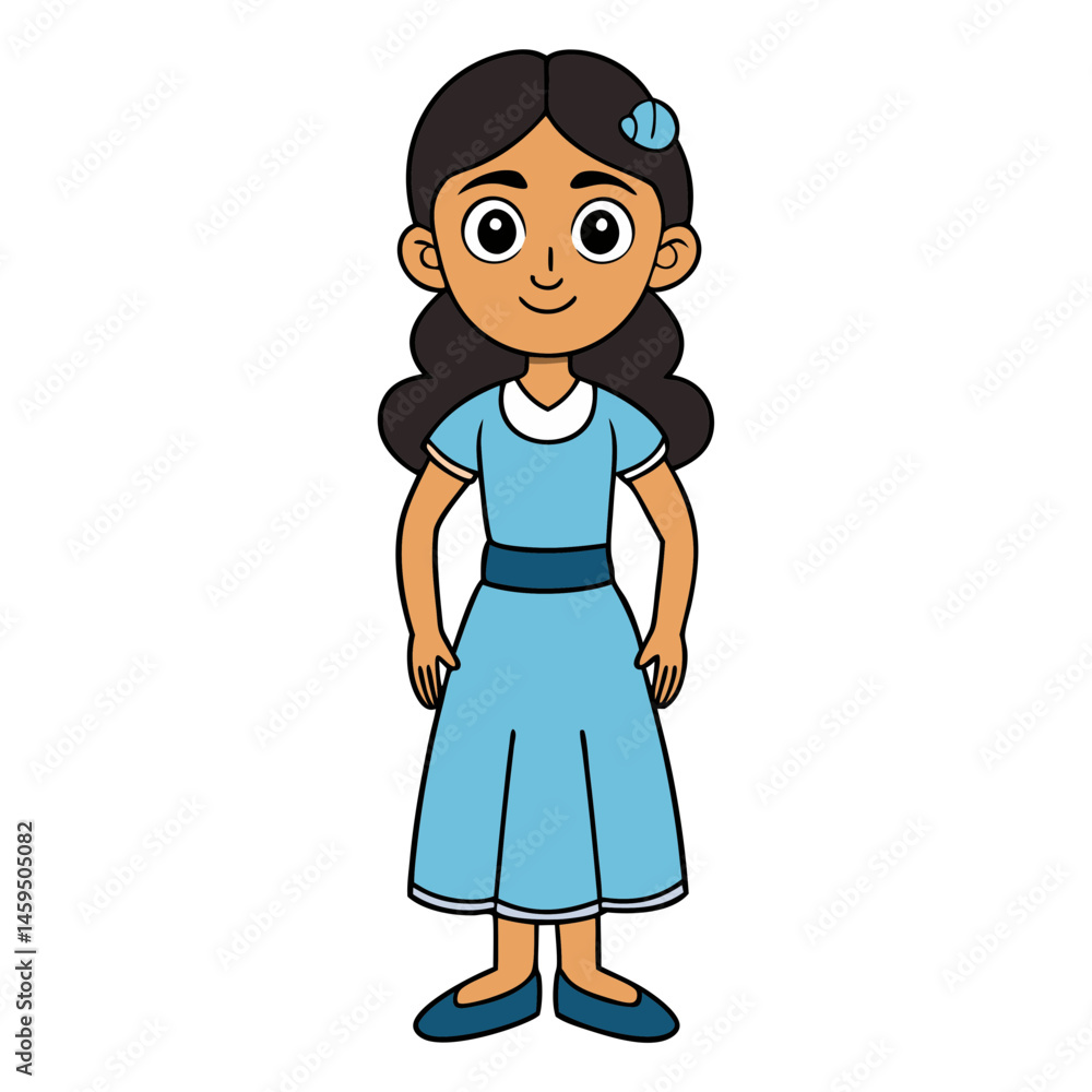 Download Quin Girl Vector Art Illustration Eps File For Design. Download Quin Girl Vector Art Illustration Eps File For Design.