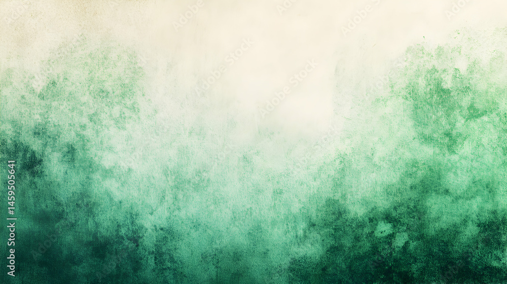 Fototapeta premium Soft Green Abstract Texture with Gradients and Blurred Effect