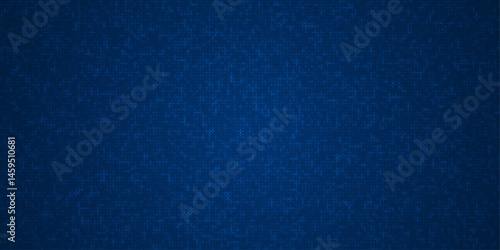 Abstract grid pixel pattern background. Vector illustration element with square, geometric mosaic, texture on dark blue color. Graphic design for digital datum, technology futuristic background