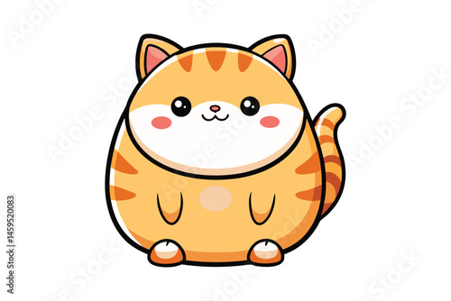 cute cats silhouette vector