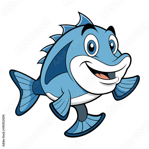 Download Barramundi Fish Vector Art Illustration Eps File For Design.