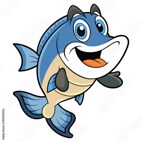 Download Barramundi Fish Vector Art Illustration Eps File For Design.