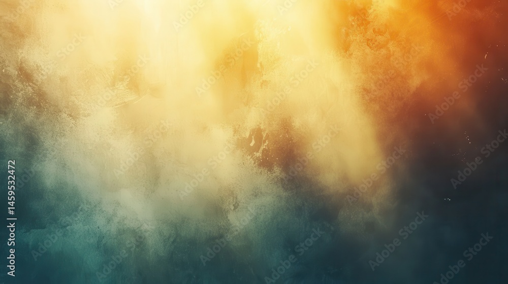 Cloudy sky with warm sunbeams Cloudy sky with warm sunbeams