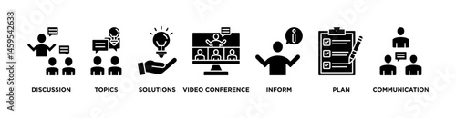 Meeting is when two or more people come together to discuss one or more topics, often in a formal or business setting, but meetings also occur in a variety of other environments	