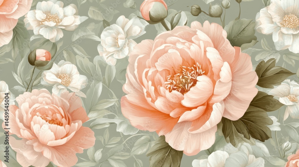 A close-up of soft pink peonies with a dreamy, blurred background. A close-up of soft pink peonies with a dreamy, blurred background.