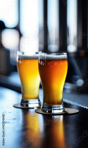 Craft Beer Glasses Bar Top Brewery Tour Tasting Experience