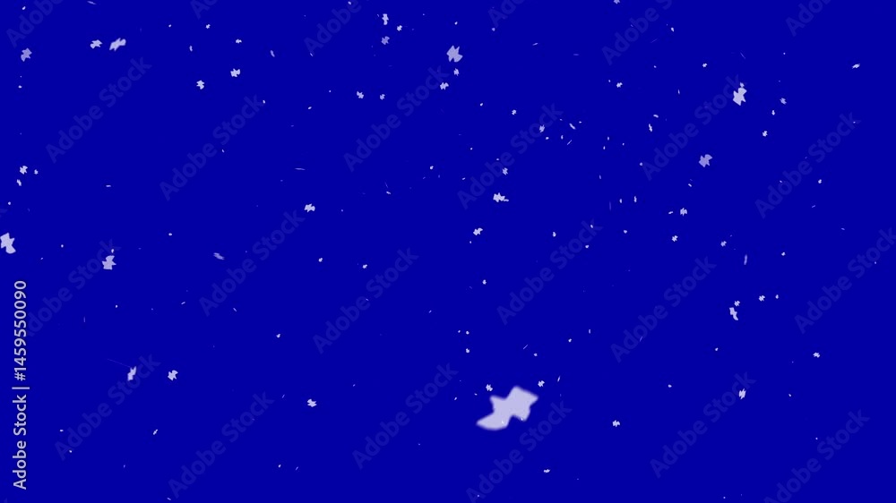 White snowflakes falling on a blue background. Perfect for winter designs, holiday cards, Christmasthemed projects, and seasonal backgrounds. White snowflakes falling on a blue background. Perfect for winter designs, holiday cards, Christmasthemed projects, and seasonal backgrounds.