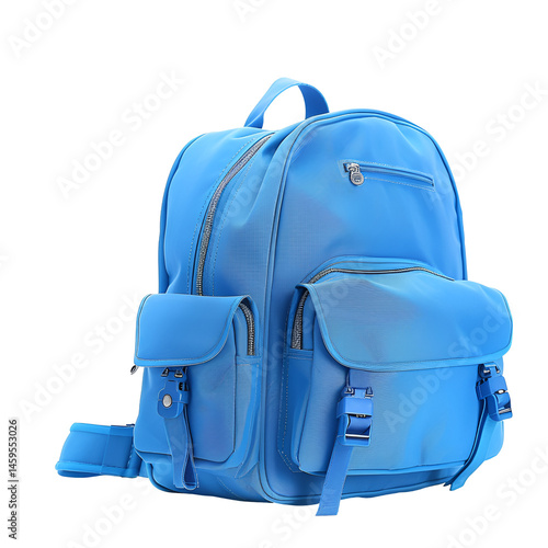 premium school beg  isolated on transparent background