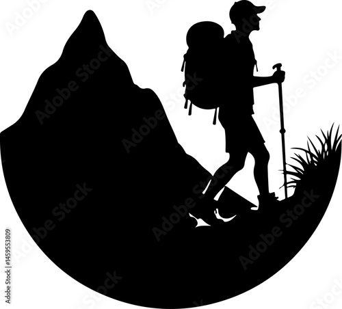 Mountain Trekker Silhouette Collection"