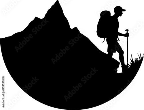 Mountain Trekker Silhouette Collection"