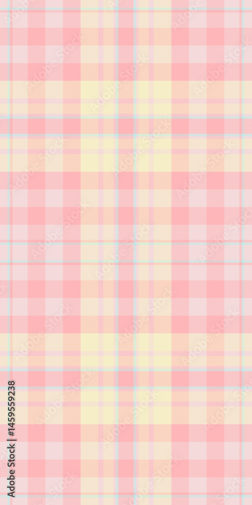 Pastel pink and yellow plaid pattern. Perfect for backgrounds, textiles, or scrapbooking. Soft, gentle, and evokes feelings of warmth and comfort. Pastel pink and yellow plaid pattern. Perfect for backgrounds, textiles, or scrapbooking. Soft, gentle, and evokes feelings of warmth and comfort.
