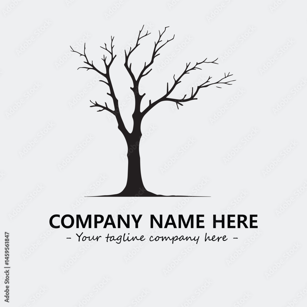 Obraz premium Tree Silhouette Logo Company Design Illustration Vector Graphic Image