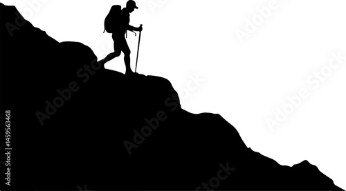 Mountain Trekker Silhouette Collection"