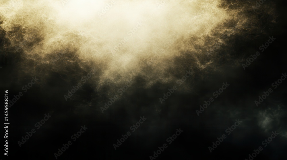 Smoky, golden, cloudy, dark background Smoky, golden, cloudy, dark background