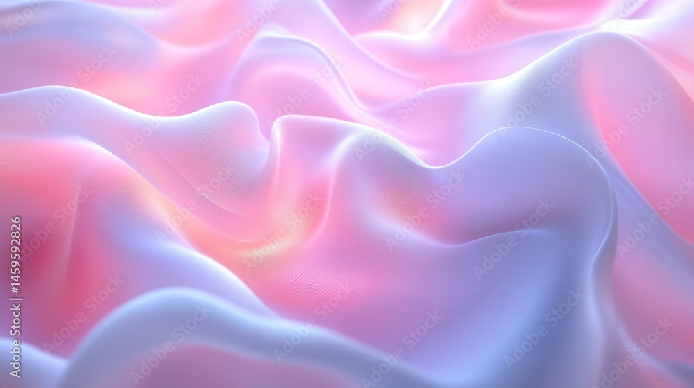 Fototapeta premium Soft, flowing, pastel-toned abstract texture