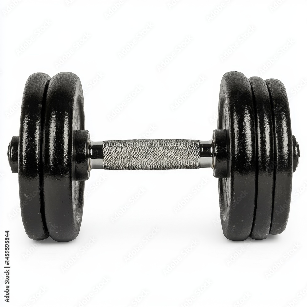 Fototapeta premium Adjustable dumbbell for strength training (1)