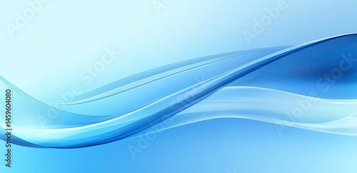 Abstract Blue Wave Design