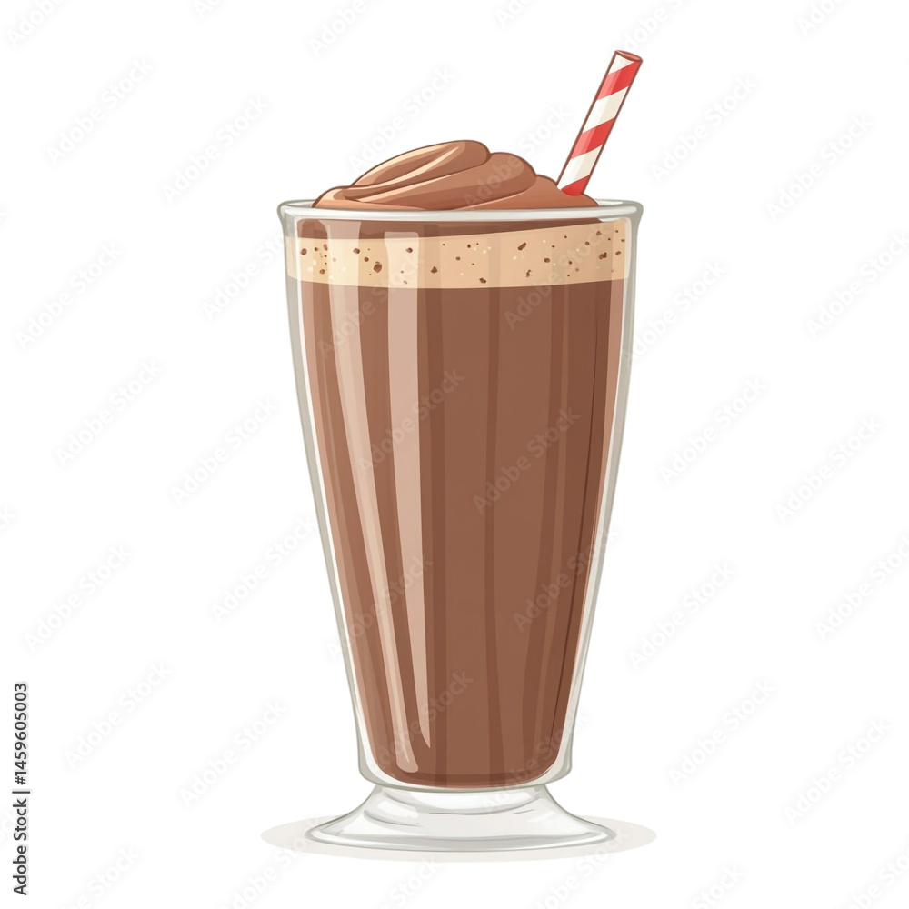 chocolate milkshake creamy dessert treat