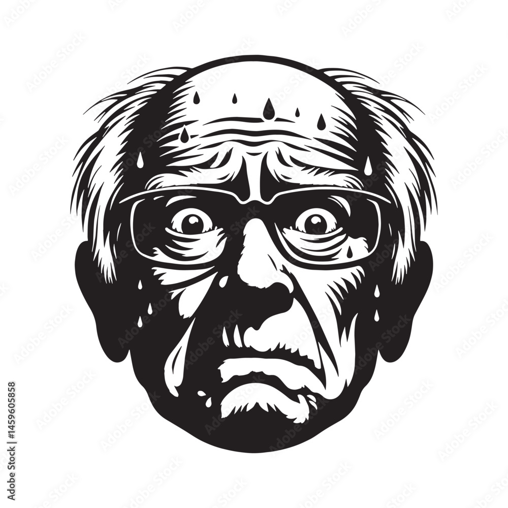 Anxious Nervous Face silhouette, emotion in every line – Nervous Face illustration – Minimalist Nervous Face vector – Nervous Silhouette
Anxious Nervous Face silhouette, emotion in every line – Nervous Face illustration – Minimalist Nervous Face vector – Nervous Silhouette