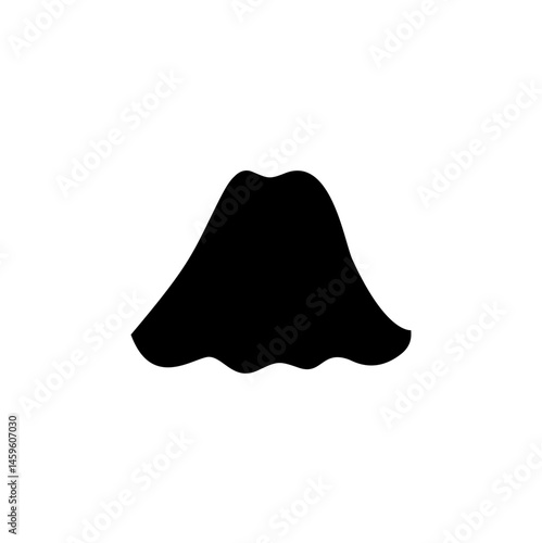 Superhero cape silhouette 