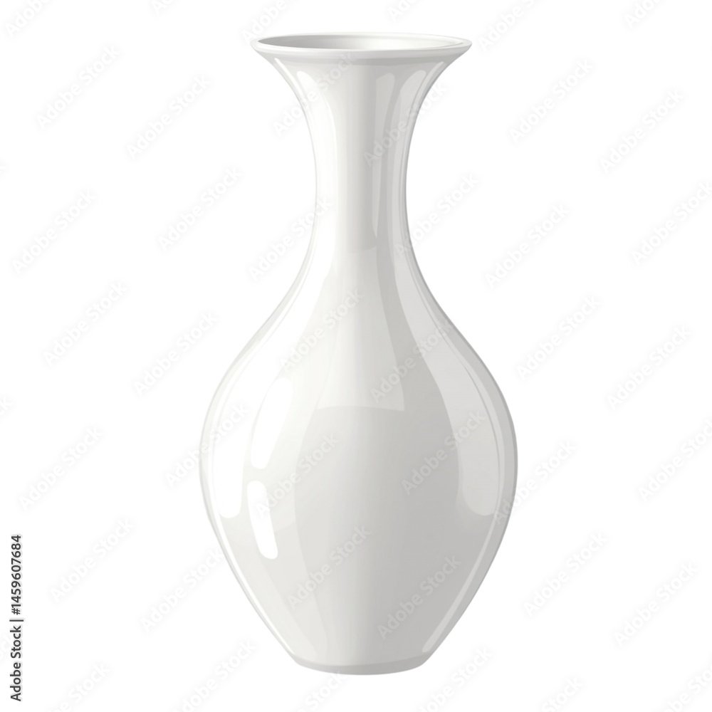 elegant white ceramic vase design