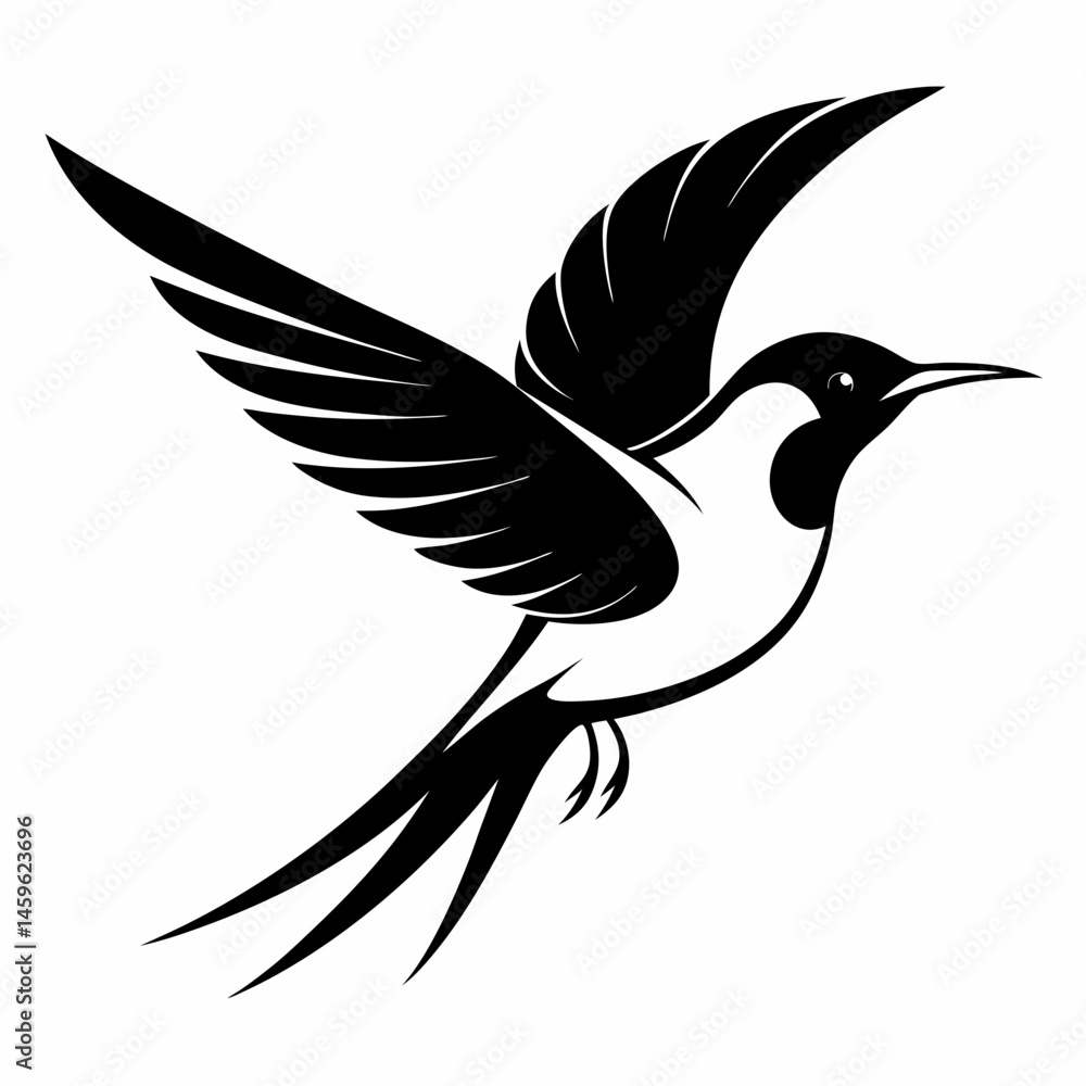 Fototapeta premium vector illustration of a bird