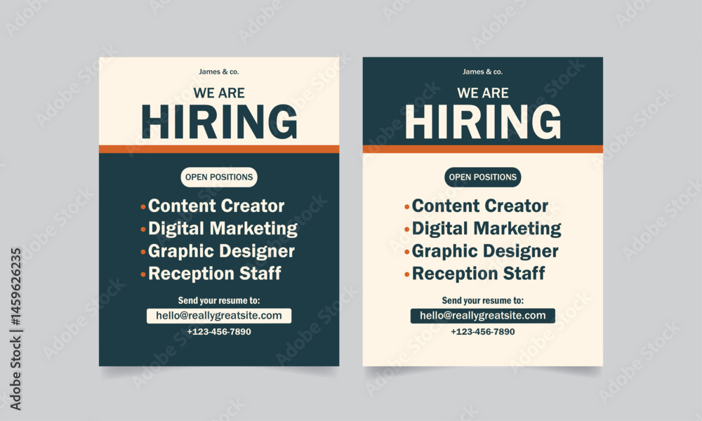 Obraz premium Clining Service Flyer template design