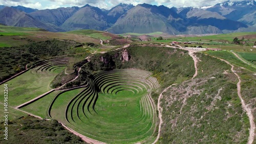 Moray is Made up of Circular Terraces, with Different Temperatures, Heights and Characteristics in Cusco, Peru