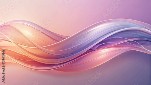 Wallpaper Mural Abstract Pastel Waves A Serene Visual Symphony of Flowing Hues and Gentle Curves Torontodigital.ca