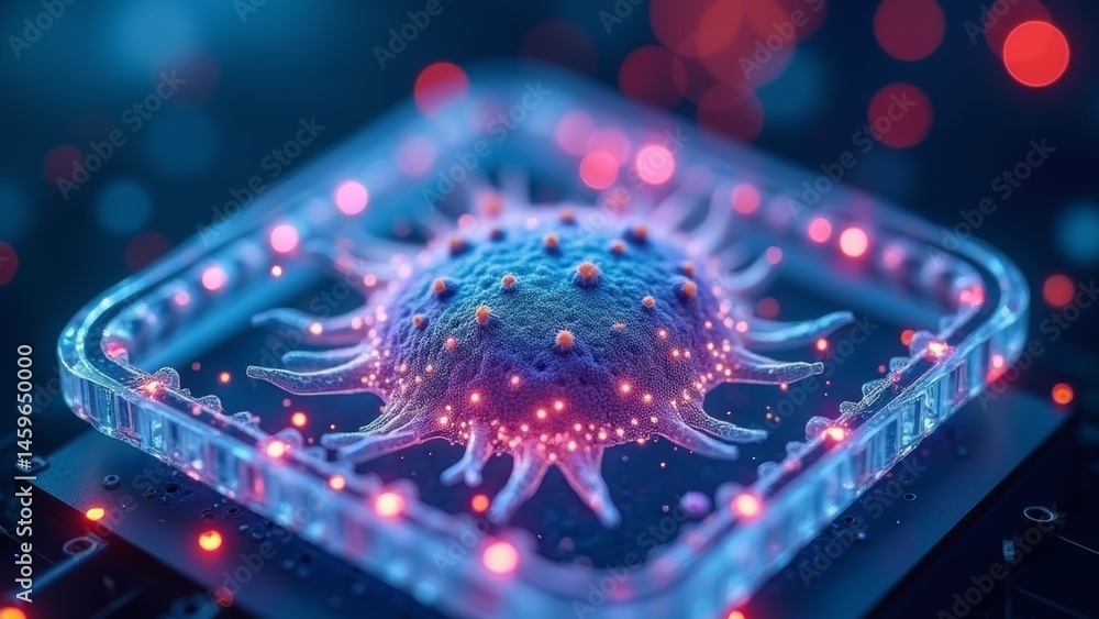 Virus chip technology image Virus chip technology image