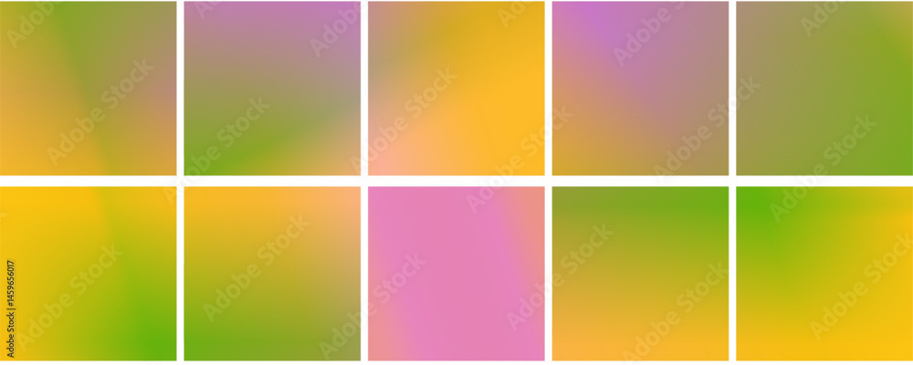 Naklejka premium Abstract blurred gradient background in bright colors. Colorful smooth illustration