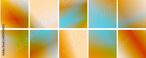 Abstract blurred gradient background in bright colors. Colorful smooth illustration