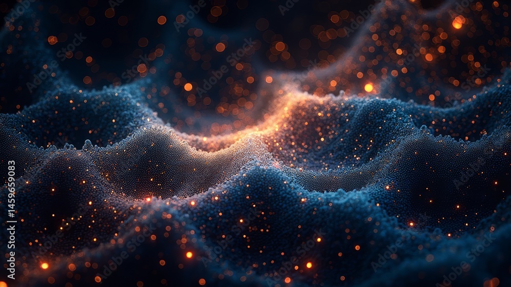 Obraz premium Technological fluctuation image