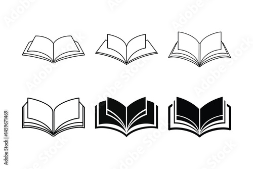 set of open book