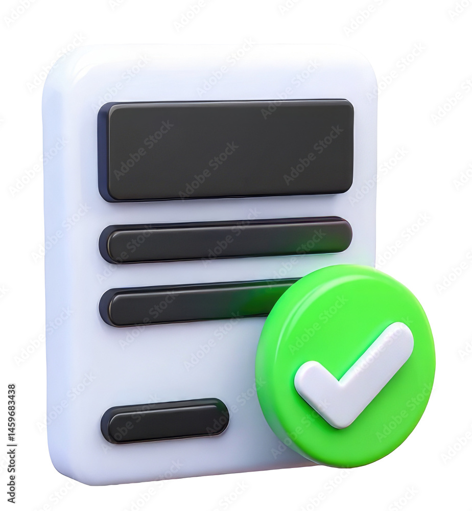 Document Stamp 3D Render Icon – Official Approval Symbol for Business, Legal Documents, and Office UI Concepts Document Stamp 3D Render Icon – Official Approval Symbol for Business, Legal Documents, and Office UI Concepts