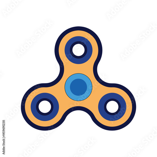 fidget spinner vector