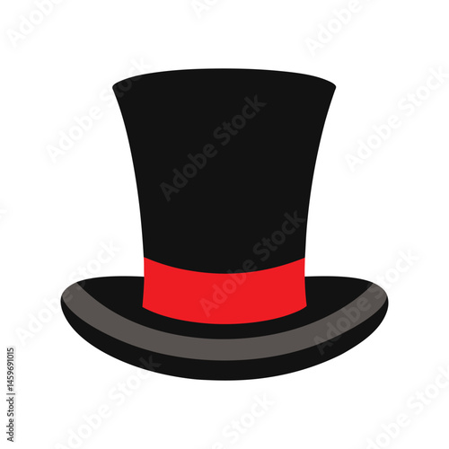 top hat vector