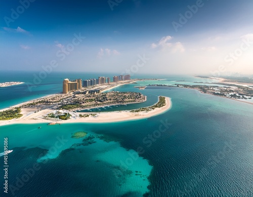 stunning view of yas island abu dhabi generative ia