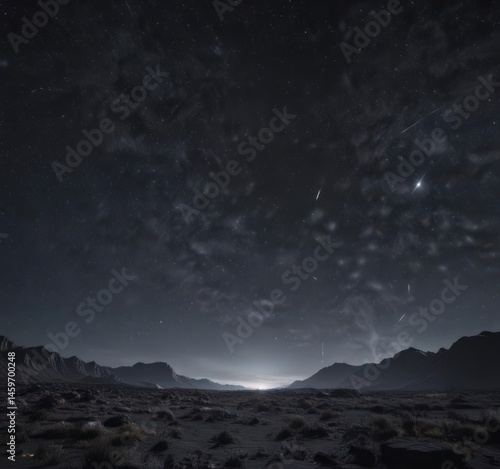 Wallpaper Mural Vast, dark night sky ablaze with countless twinkling stars ,  texture,  starfield Torontodigital.ca