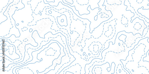"Generate a seamless topographic contour map background in light blue on a white surface. The lines should vary in density and shape, mimicking elevation levels. Use smooth, organic curves with a hand