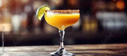 Obraz na płótnie Golden Spicy Cocktail w salonie