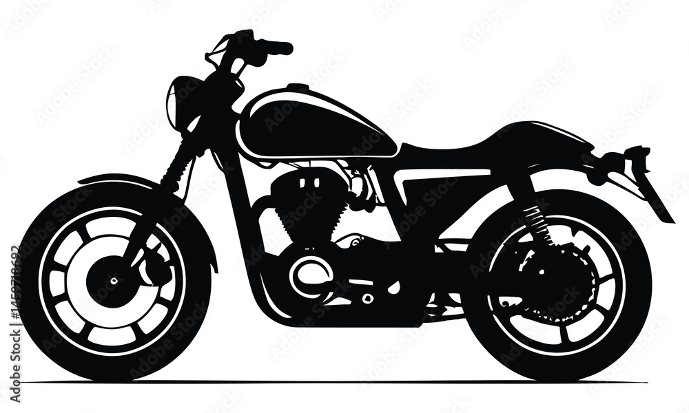 Obraz premium motorcycle vector illustration
