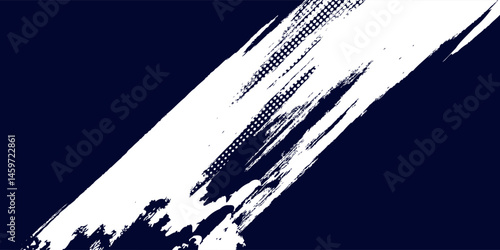 Dots halftone white \u0026 blue color pattern gradient grunge texture background. Dots pop art comics sport style vector