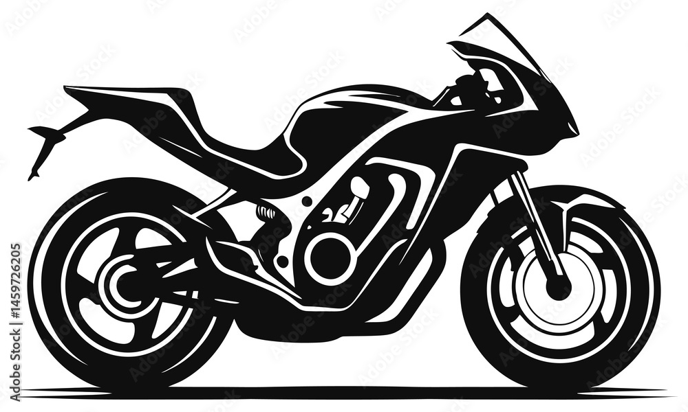 Obraz premium motorcycle vector illustration