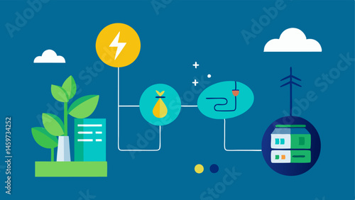 Environmental Impact A juxtaposition of a traditional grid versus a smart grid with visuals depicting reduced carbon footprint and higher efficiency illustrating the environmental